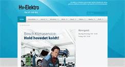 Desktop Screenshot of hv-elektro.dk